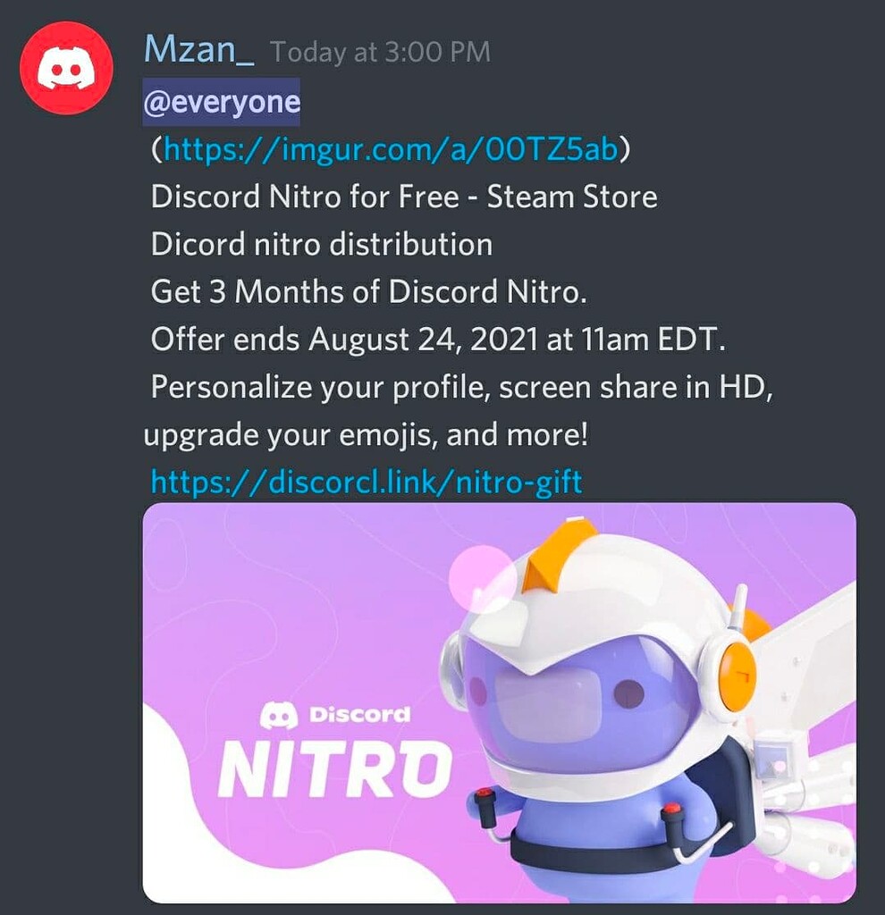 steam and discord nitro