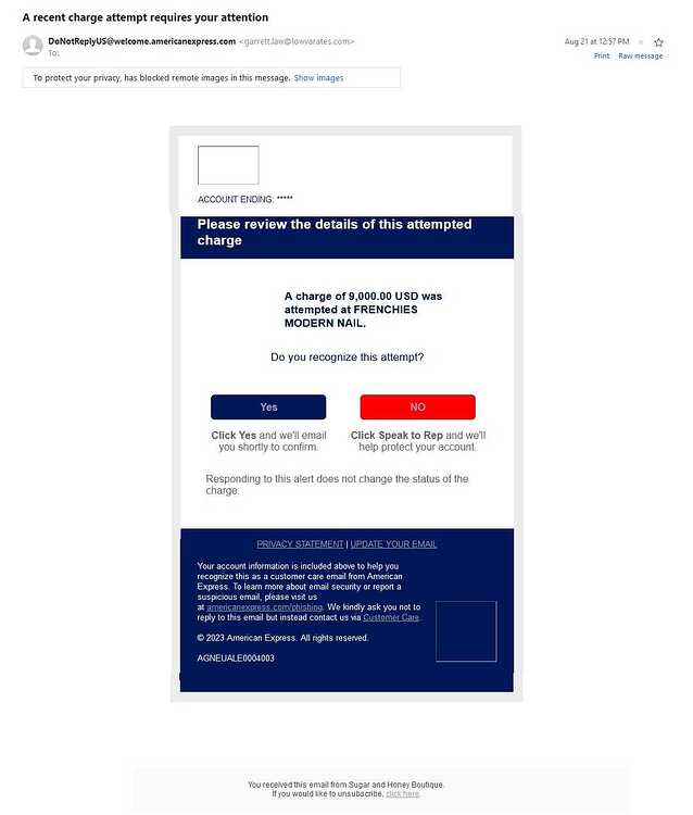 American Express SCAM
