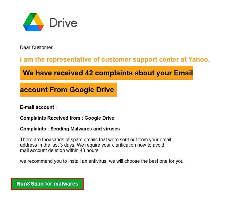 Google Drives Scam