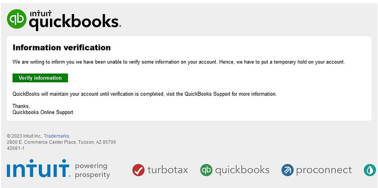 QuickBooks Scam