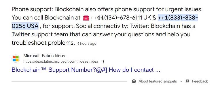 Blockchain Scam