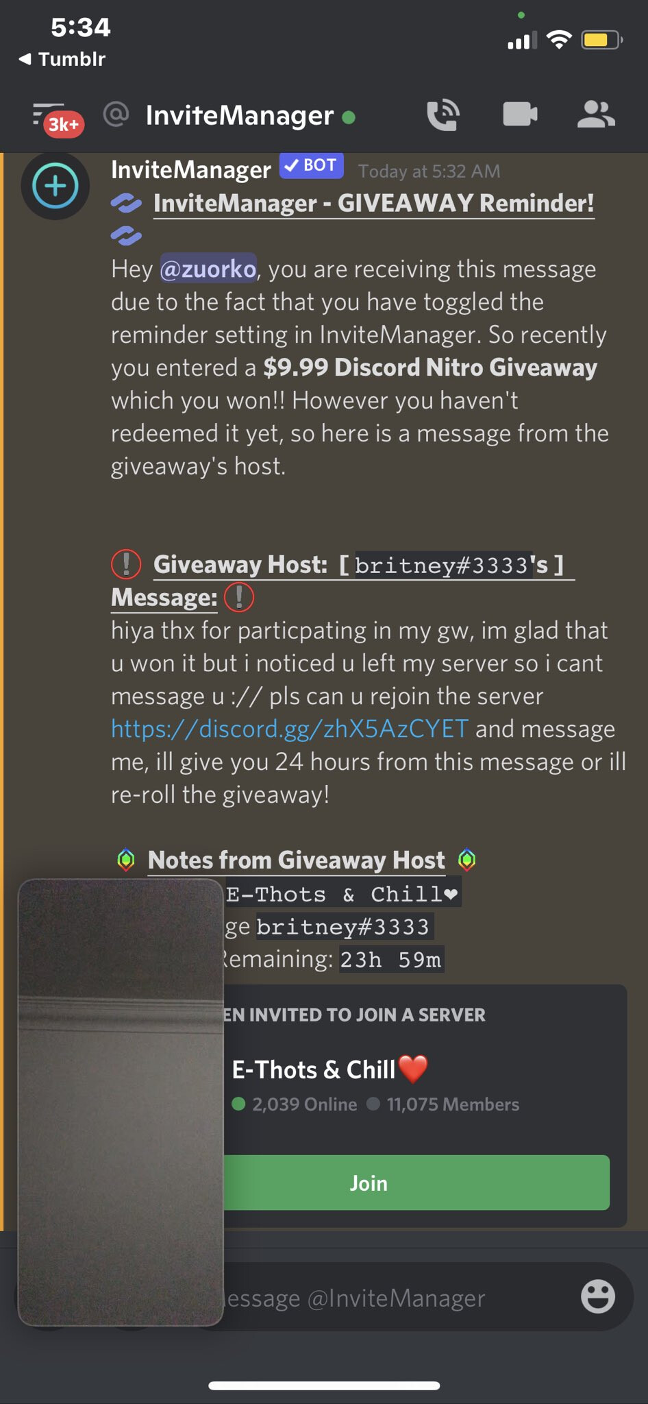 Nsfw Discord Nitro Giveaway Scam Includes Server To Flood Scams Scammer Info - robux giveaway servers