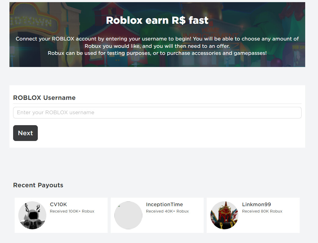 Free Robux SCAM - Phishing - Scammer Info