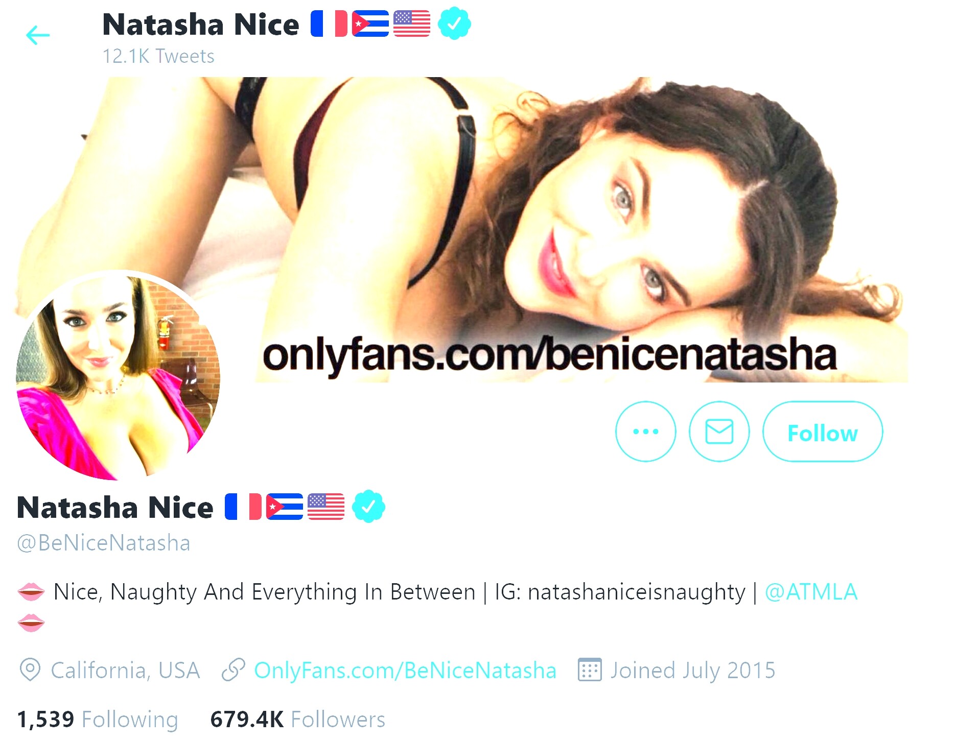 Natasha nice ig