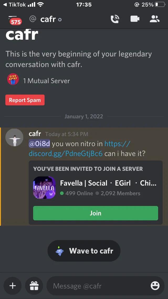 Free Robux SCAM (Includes Discord server to FLOOD) - Scams - Scammer Info