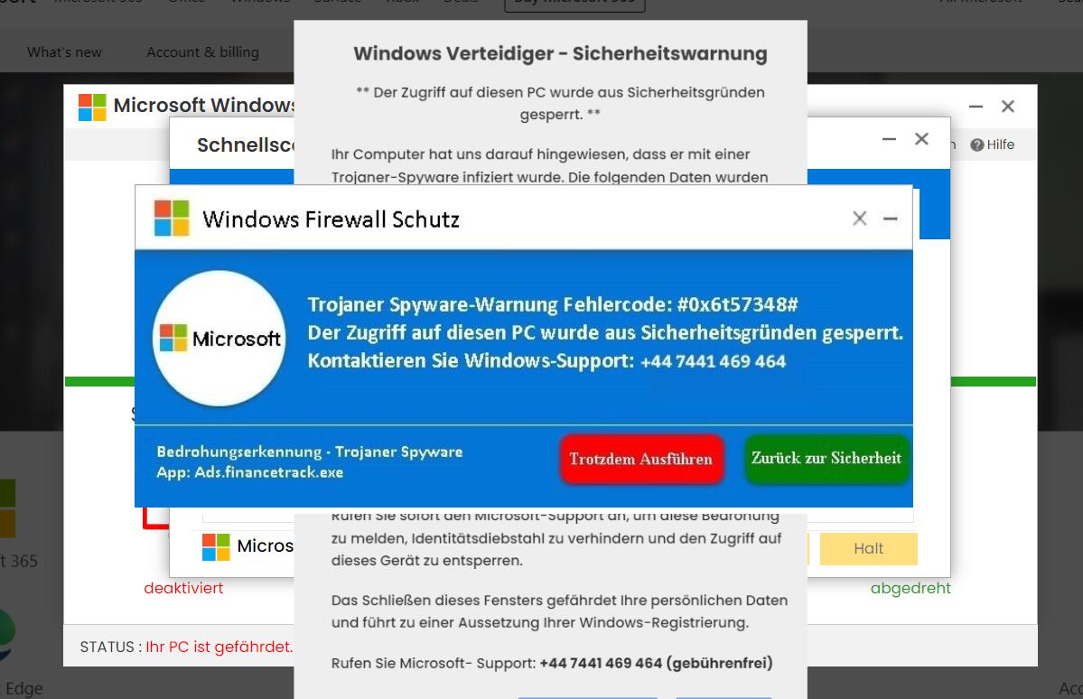 Microsoft Pop Up -> +44 7441 469 464 - Tech Support Scam - Scammer 