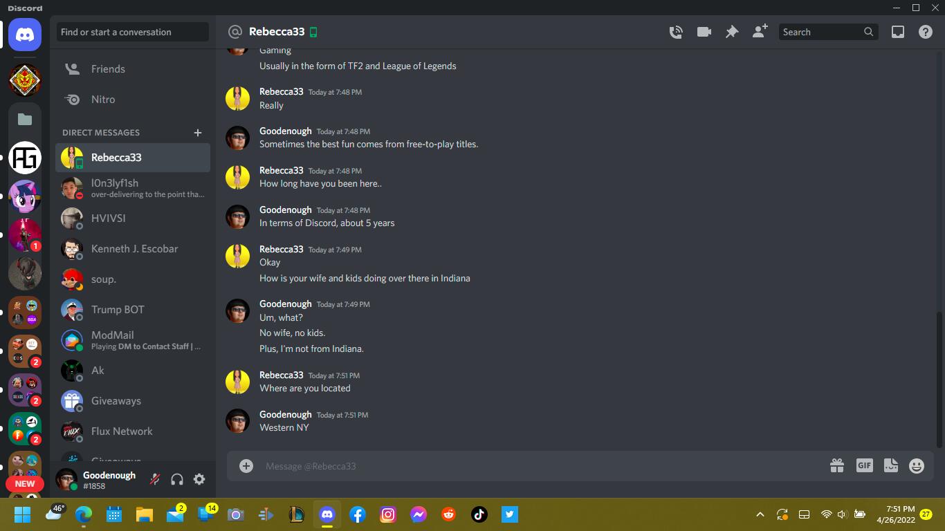 It's great tho hear from you DISCORD SEXTORTION - Romance Scam - Scammer  Info