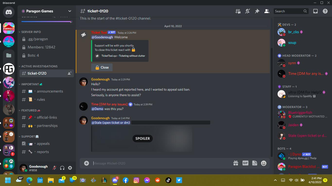 Free Robux SCAM (Includes Discord server to FLOOD) - Scams - Scammer Info