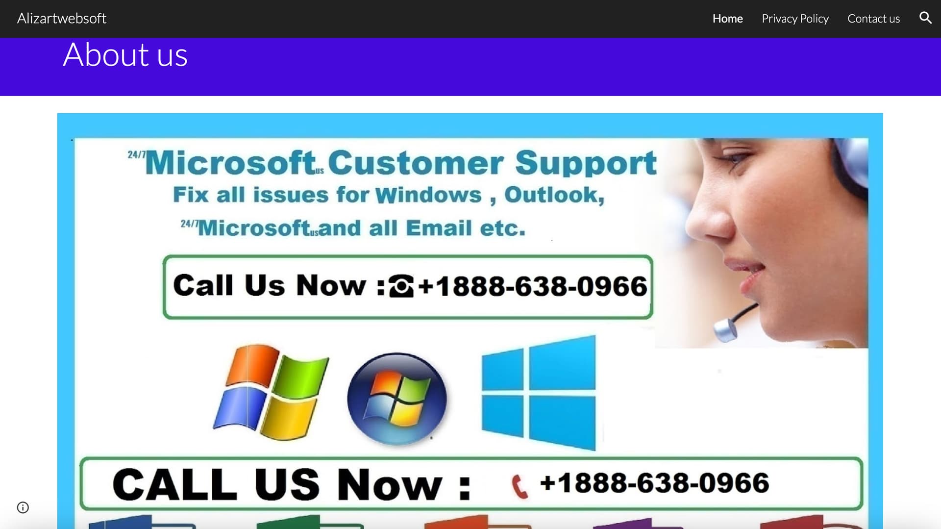 Fake US Microsoft Support Number +1 (888) 638-0966 (Alizartwebsoft 