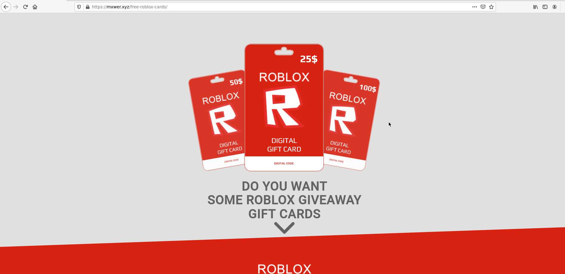 Free Robux Survey Scam (3) - Scams - Scammer Info