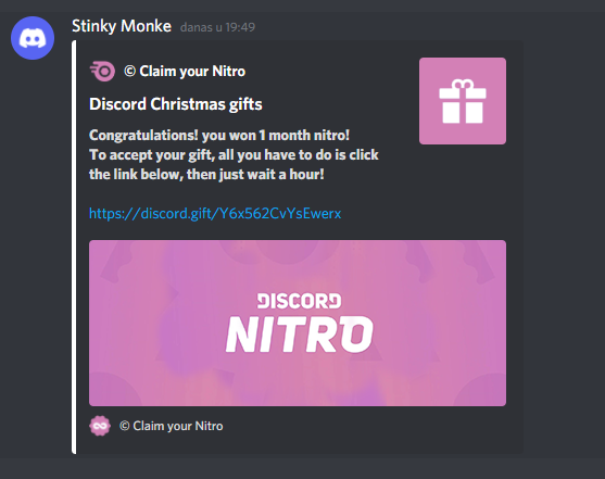 Discord phishing site - Phishing - Scammer Info